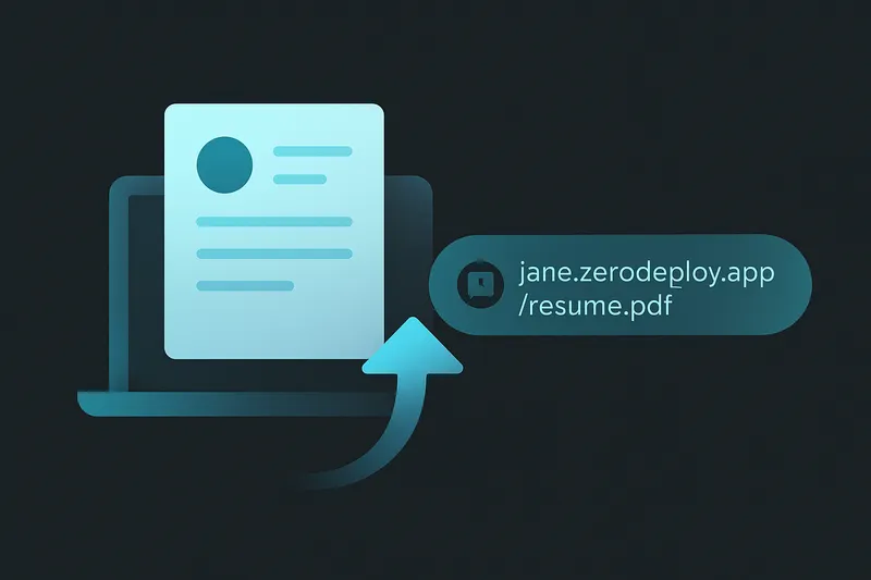 How to Put Your Resume Online with a Custom Link